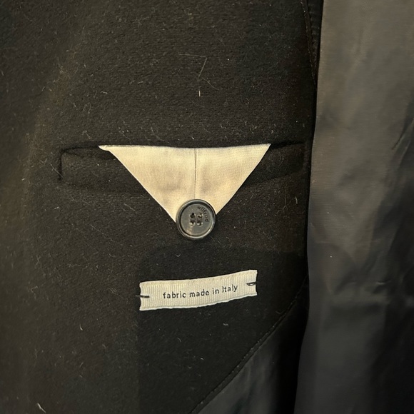 Aritzia Wilfred black wool tie-front coat no size tag - Picture 11 of 11